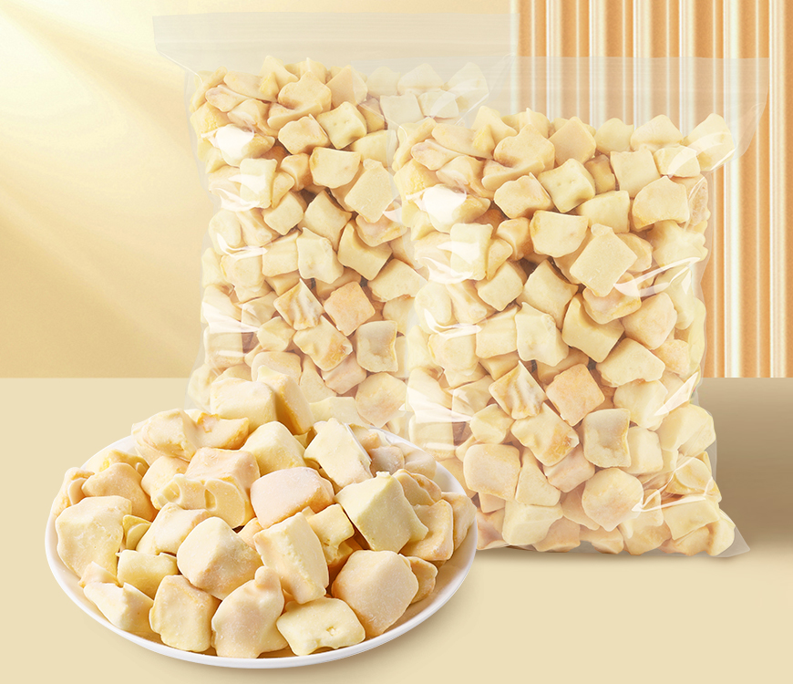 散裝凍干涂層黃桃脆水果蔬菜脆片廠家生產(chǎn)代理批發(fā)代加工訂制出口